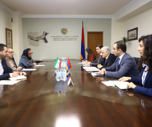 Քաղաքաշինության կոմիտեի նախագահը հանդիպել է Հայաստանում Իրանի դեսպանին