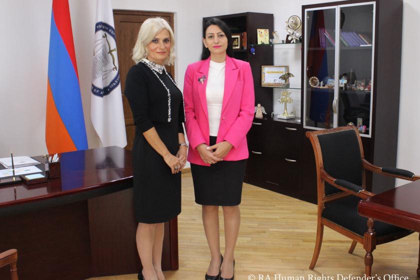 Անահիտ Մանասյանն ընդունել է Կալիֆոռնիայի Գերագույն դատարանի դատավոր Արմենուհի Էմի Աշվանյանին