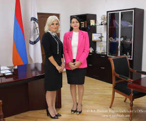 Անահիտ Մանասյանն ընդունել է Կալիֆոռնիայի Գերագույն դատարանի դատավոր Արմենուհի Էմի Աշվանյանին