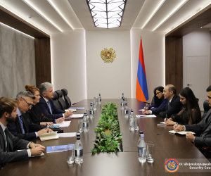 ՀՀ ԱԽ քարտուղարն ընդունել է ՄԱԿ գլխավոր քարտուղարի փոխտեղակալ Միրոսլավ Յենչային