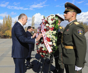 Սուրեն Պապիկյանը և Ջուանշեր Բուրչուլաձեն այցելել են Հայոց ցեղասպանության զոհերի հուշահամալիր
