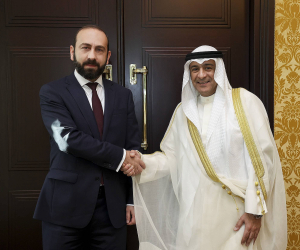 Արարատ Միրզոյանը հանդիպել է Ծոցի արաբական երկրների համագործակցության խորհրդի գլխավոր քարտուղարի հետ
