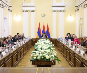 Ալեն Սիմոնյանն ընդունել է Հայաստանում հավատարմագրված դեսպաններին
