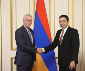 Ակնկալում ենք Արեւմուտքի երկրների աջակցությունը ժողովրդավարությունն առավել դիմակայուն դարձնելու գործում. Ալեն Սիմոնյան