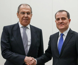 Lavrov, Bayramov Meet in Moscow at Caspian Sea Conclave