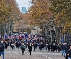 Թբիլիսիում ի աջակցություն ԵՄ-ին Վրաստանի անդամակցության երթ է տեղի ունեցել