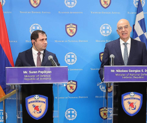 Հայաստանի և Հունաստանի ՊՆ-ները ռազմատեխնիկական համագործակցության մասին համաձայնագիր են ստորագրել
