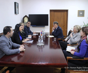 Անահիտ Մանասյանն ընդունել է ՄԻԵԴ-ի նախագահի նախկին տեղակալ Ֆրանսուազ Տյուլկենին և ՀՀ-ում Բելգիայի դեսպան Էրիկ Դը Մույնքին