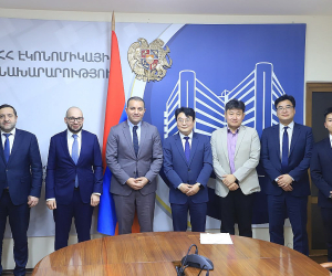 Վահան Քերոբյանն ընդունել է SK Ecoplant ընկերության գլխավոր տնօրենի գլխավորած պատվիրակությանը