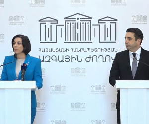 Տեղի է ունեցել Ալեն Սիմոնյանի և Չեխիայի խորհրդարանի Պատգամավորների պալատի նախագահի համատեղ մամուլի ասուլիսը