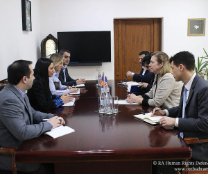 Անահիտ Մանասյանն ընդունել է ՀՀ-ում ԱՄՆ արտակարգ և լիազոր դեսպանի գլխավորած պատվիրակությանը