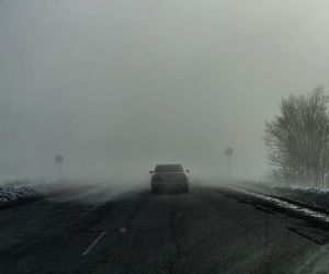 «Մեղրու սար» կոչվող հատվածում, Գորիս և Կապան քաղաքներում մառախուղ է