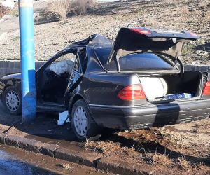 Ավտոմեքենան բախվել է սյանը. կա տուժած