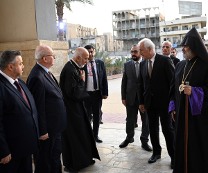 Armenian President Visits Armenian Apostolic Diocese in Baghdad