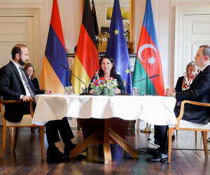 Բեռլինում մեկնարկել է Հայաստանի, Ադրբեջանի և Գերմանիայի ԱԳ նախարարների հանդիպումը