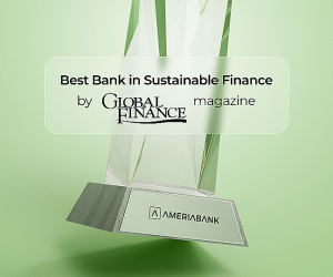 Global Finance Recognizes Ameriabank's Leadership in Sustainable Finance in Armenia