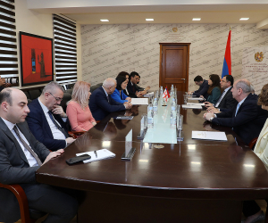 Ժաննա Անդրեասյանն ընդունել է Վրաստանի կրթության, գիտության և երիտասարդության նախարար գլխավորած պատվիրակությանը