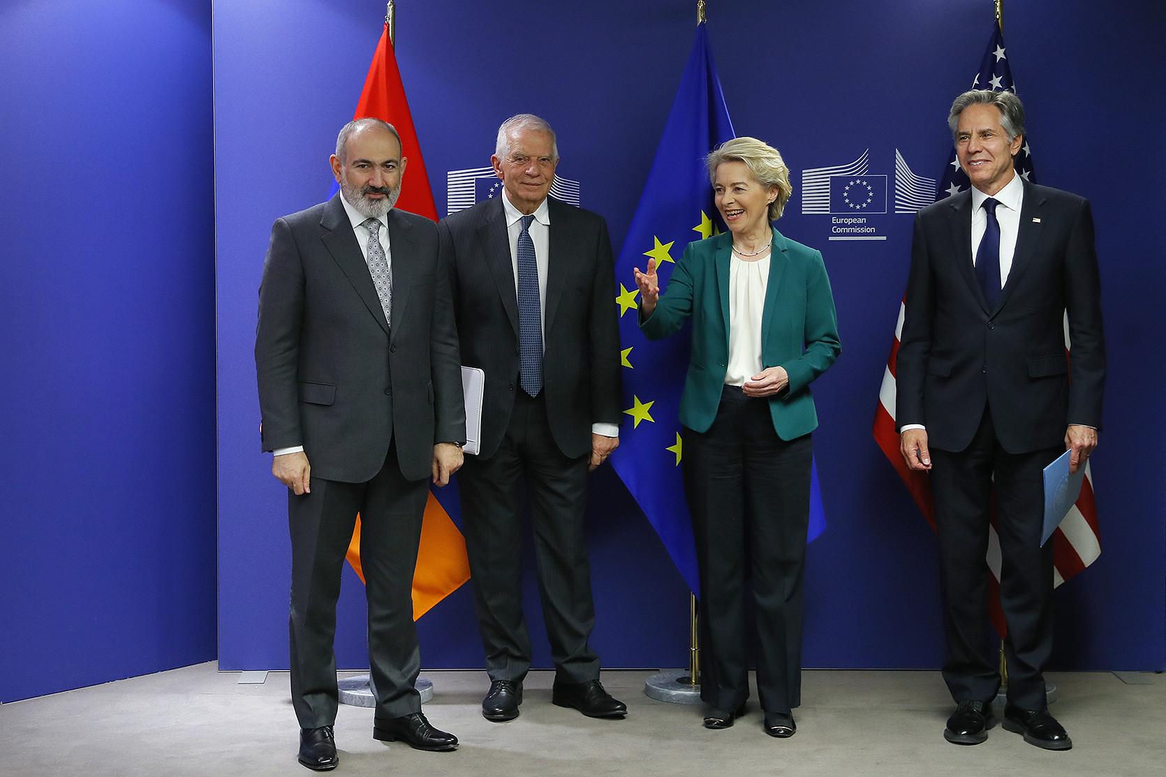 Пресс-релиз о совместной встрече Армения-ЕС-США в Брюсселе в поддержку устойчивости Армении