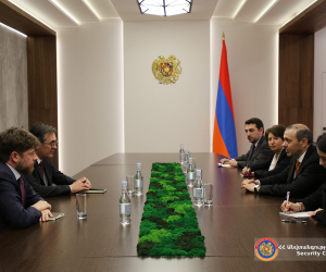 ԱԽ քարտուղար Արմեն Գրիգորյանն ընդունել է Բրիս Ռոքֆոյին