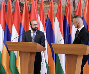 Հայաստանի և Հունգարիայի ԱԳ նախարարների համատեղ մամուլի ասուլիսը