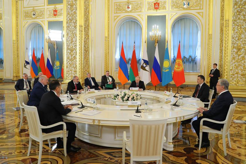 Փաշինյանի նախագահությամբ Մոսկվայում տեղի է ունեցել Եվրասիական տնտեսական բարձրագույն խորհրդի հերթական նիստը