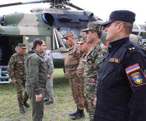 Սուրեն Պապիկյանն այցելել է հանրապետության հարավարևելյան սահմանագոտի