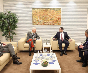 Սուրեն Պապիկյանը հանդիպել է Եվրամիության ռազմական կոմիտեի նախագահին