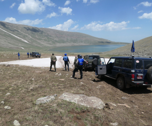 EUMA Head Visits Goris, Black Lake
