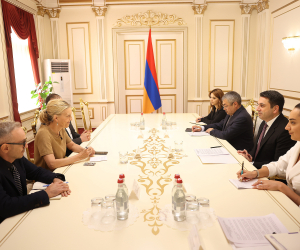 Ալեն Սիմոնյանն ընդունել է Հայաստանում ՄԱԿ-ի նորանշանակ մշտական համակարգող Ֆղանսուազ Ժակոբին