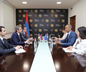 Արդարադատության նախարարն ընդունել է Եվրոպայի խորհրդի գրասենյակի ղեկավարին