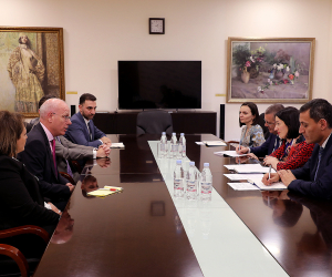 Ժաննա Անդրեասյանը հանդիպել է Բրիտանական խորհրդի տարածաշրջանային նորանշանակ տնօրեն Ադրիան Չեդվիքին