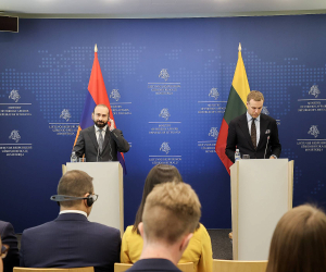 Արարատ Միրզոյանի հայտարարությունը Լիտվայի ԱԳ նախարարի հետ համատեղ մամուլի ասուլիսին