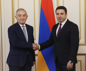 Ալեն Սիմոնյանն ընդունել է Սևծովյան տնտեսական համագործակցության կազմակերպության գլխավոր քարտուղար Լազար Կոմանեսկուին