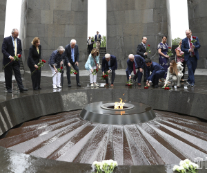 U.S. Congressional Delegation Visits Yerevan's Genocide Memorial