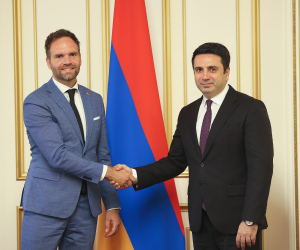 «Կարեւորում ենք վիզաների ազատականացման շուրջ երկխոսության մեկնարկը». Ալեն Սիմոնյանն ընդունել է Նիդերլանդների պատվիրակությանը