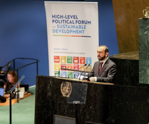 Անկախ բոլոր մարտահրավերներից, Հայաստանը հավատարիմ է կայուն զարգացման նպատակների խոստմանը. Միրզոյանի ելույթը ՄԱԿ-ում