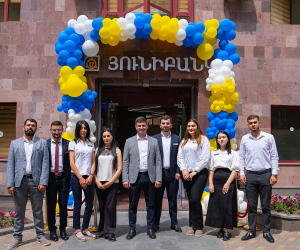Երևանի կենտրոնում բացվել է Յունիբանկի «Բայրոն» մասնաճյուղը