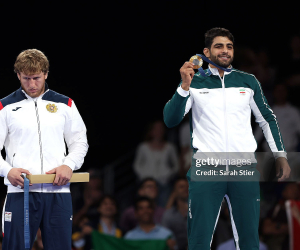 Armenian Wrestler Says He Was Robbed of Gold at Paris Olympics