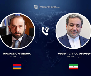 Արարատ Միրզոյանը հեռախոսազրույց է ունեցել Իրանի նորանշանակ արտգործնախարարի հետ