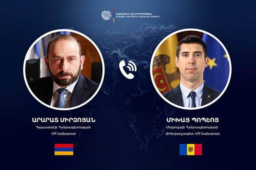 Հայաստանի և Մոլդովայի ԱԳ նախարարները հեռախոսազրույց են ունեցել