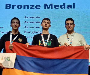 Armenian Highschoolers Win Three Bronze Medals at Astronomy Olympiad