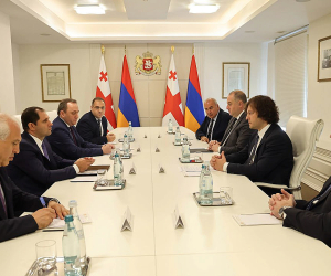 Armenian Defense Minister, Georgian PM Discuss Defense Cooperation