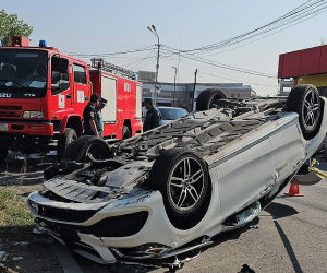 Բախվել են ավտոմեքենաներ․ տուժածներ չկան