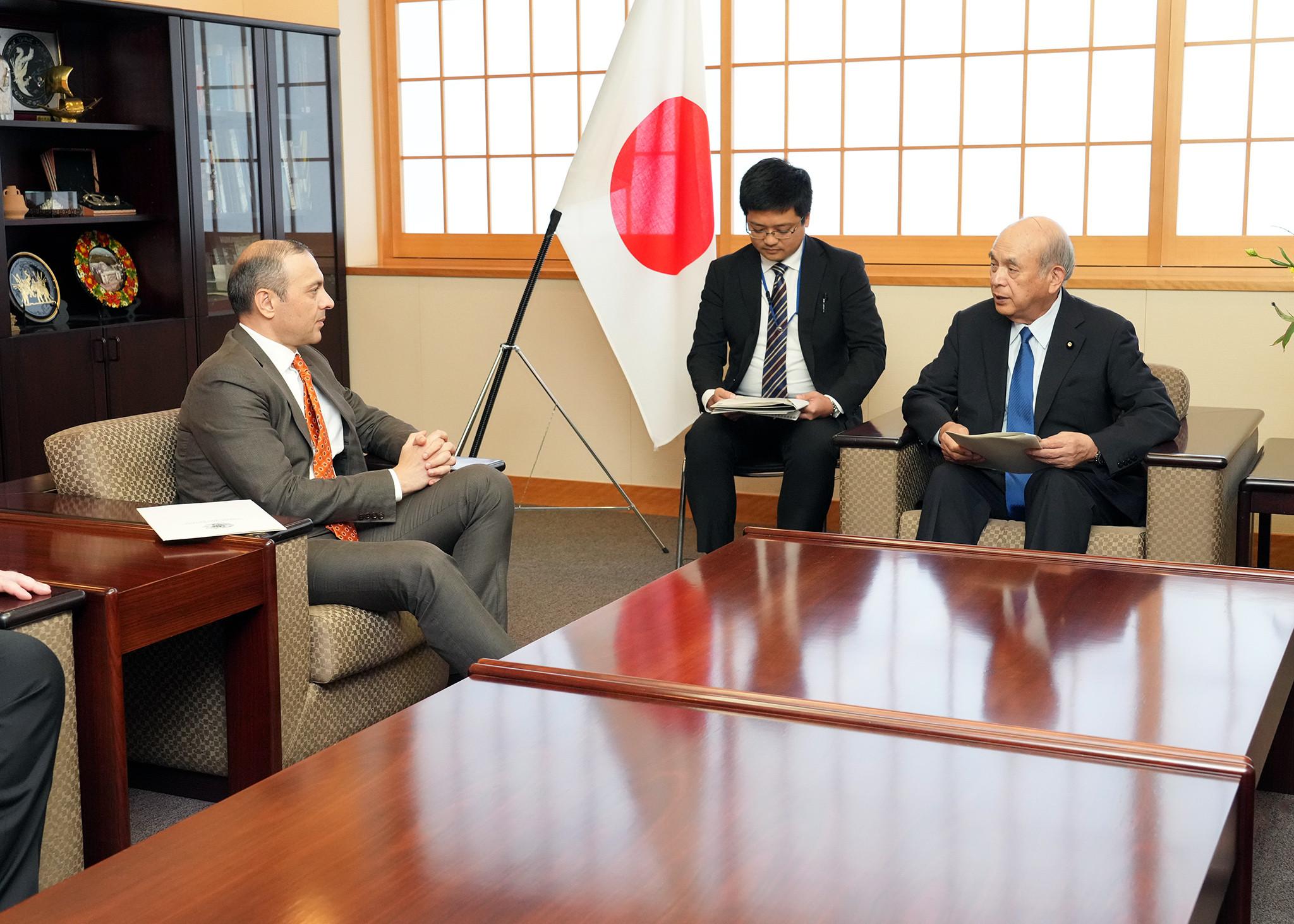 Armenian Security Chief, Japanese State Foreign Minster Discuss Cooperation Prospects