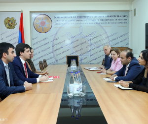 ԱՍՀ նախարարն ընդունել է Հայկական Կարմիր խաչի ընկերության նախագահին