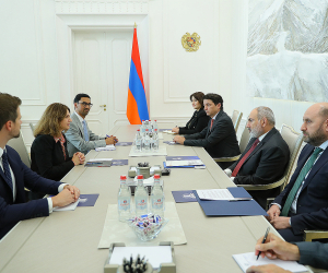Վարչապետն ընդունել է ԱՄՀ հայաստանյան առաքելության ղեկավարին