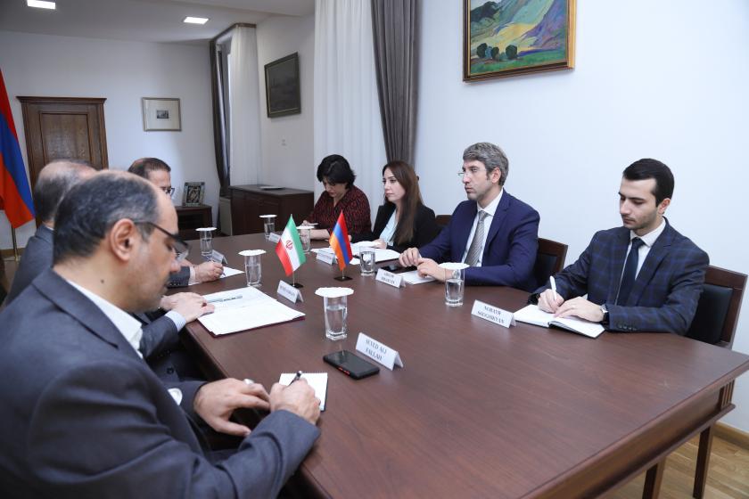 Արդարադատության ոլորտում Իրանի հետ գործակցությունն առաջնահերթություն է. Գրիգոր Մինասյանն ընդունել է Իրանի դեսպանին
