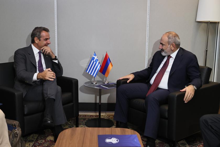 Նիկոլ Փաշինյանը հանդիպել է Հունաստանի վարչապետ Կիրիակոս Միցոտակիսին
