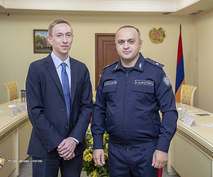 Քննչական կոմիտե է այցելել ՀՀ-ում ԱՄՆ դեսպանատան թմրամիջոցների դեմ պայքարի և իրավապահ համագործակցության գրասենյակի տնօրենը