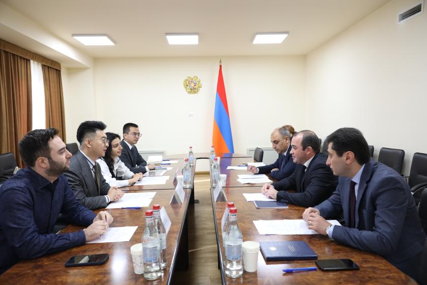 ԲՏԱ փոխնախարն ընդունել է «Huawei Technologies Armenia»-ի գլխավոր տնօրեն Ջըն Սիոսյուին